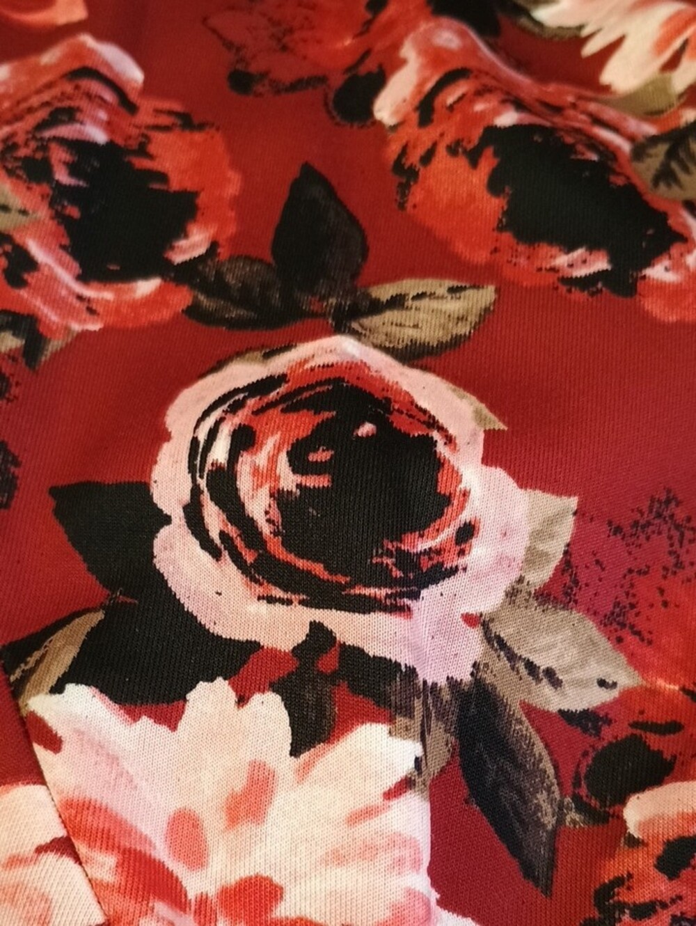 + SZ NWT Donna Ricco SZ 22W Sleeveless Floral Dress with Black Lace Trim - Picture 9 of 9